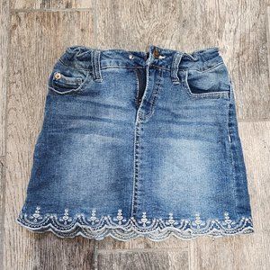 Cat & Jack Jean Skirt Size 7/8 girls